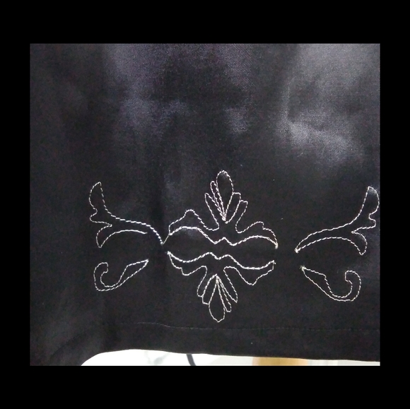 Daniel Laurent Black Satin Dress - Picture 4 of 8